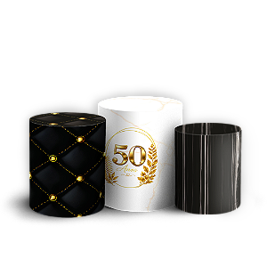 Capas Trio Cilindro Sublimado Veste Fácil - 50 Anos