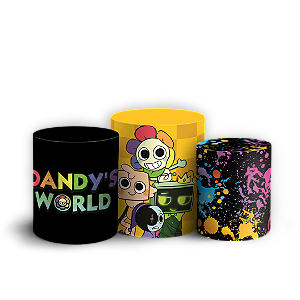 Capas Trio Cilindro Sublimado Veste Fácil - Dandy's World