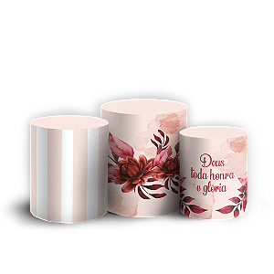 Capas Trio Cilindro Sublimado Veste Fácil - Gratidão