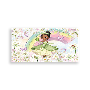 Capa Painel Retangular Sublimado - Princesa Tiana