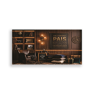 Capa Painel Retangular Sublimado - Dia dos Pais