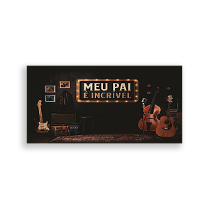 Capa Painel Retangular Sublimado - Dia dos Pais