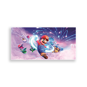 Capa Painel Retangular Sublimado - Super Mario