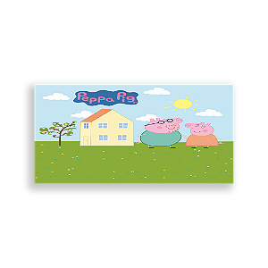 Capa Painel Retangular Sublimado - Peppa Pig