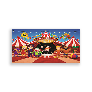 Capa Painel Retangular Sublimado - Circo Bita