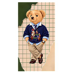Capa Faixa Lateral Sublimado - Urso Ralph