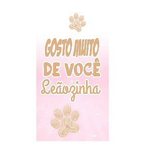 Capa Faixa Lateral Sublimado - Leãozinho