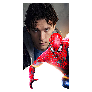 Capa Faixa Lateral Sublimado - Homem Aranha
