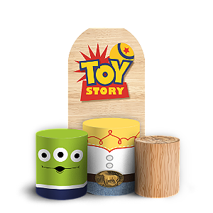 Capas Faixa Lateral e Trio Cilindro Sublimado Veste Fácil - Toy Story