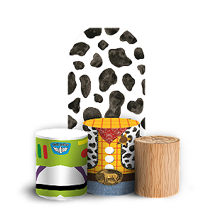 Capas Faixa Lateral e Trio Cilindro Sublimado Veste Fácil - Toy Story