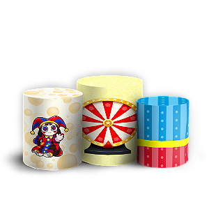 Capas Trio Cilindro Sublimado Veste Fácil - Circo Digital