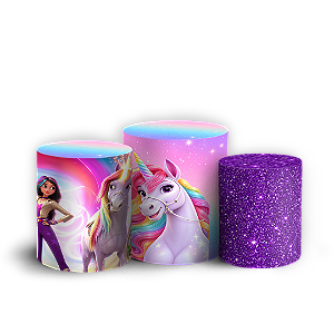 Capas Trio Cilindro Sublimado Veste Fácil - Academia do Unicornio