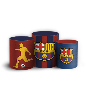Capas Trio Cilindro Sublimado Veste Fácil - Barcelona