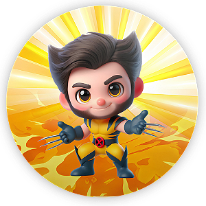 Capa Mini Painel Sublimado - Wolverine
