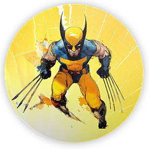 Capa Mini Painel Sublimado - Wolverine