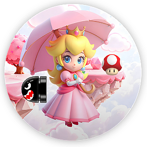 Capa Mini Painel Sublimado - Super Mario