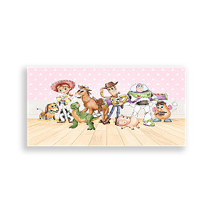 Capa Painel Retangular Sublimado - Toy Story - Aquarela