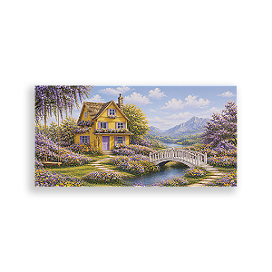 Capa Painel Retangular Sublimado - Jardim