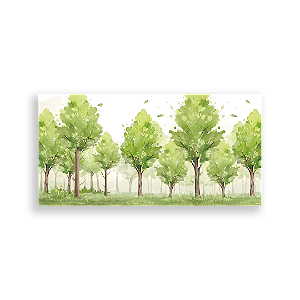 Capa Painel Retangular Sublimado - Árvores