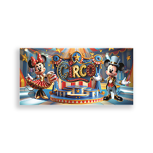 Capa Painel Retangular Sublimado - Circo do Mickey e da Minnie