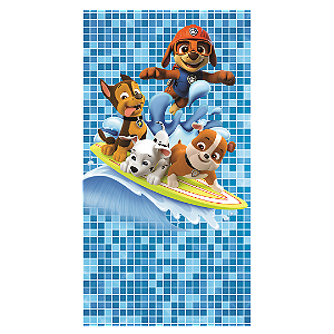 Capa Faixa Lateral Sublimado - Patrulha Canina - Pool Party