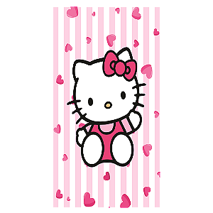Capa Faixa Lateral Sublimado - Hello Kitty