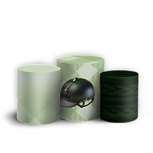 Capas Trio Cilindro Sublimado Veste Fácil - Ursinho Elegante