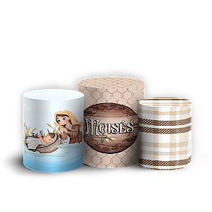 Capas Trio Cilindro Sublimado Veste Fácil - Moisés