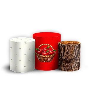 Capas Trio Cilindro Sublimado Veste Fácil - Branca de Neve