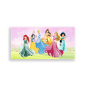 Capa Painel Retangular Sublimado - Princesas Disney