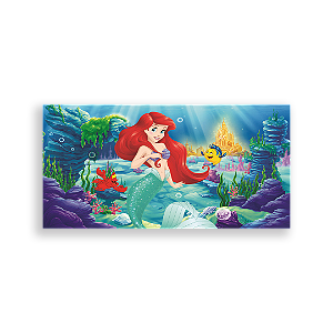 Capa Painel Retangular Sublimado - Princesa Ariel