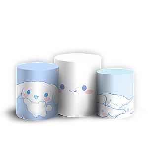 Capas Trio Cilindro Sublimado Veste Fácil - Cinnamoroll