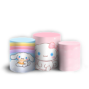 Capas Trio Cilindro Sublimado Veste Fácil - Cinnamoroll