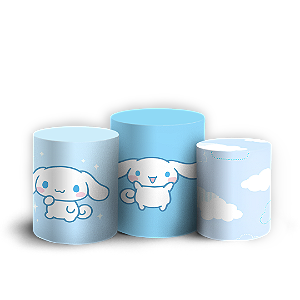 Capas Trio Cilindro Sublimado Veste Fácil - Cinnamoroll