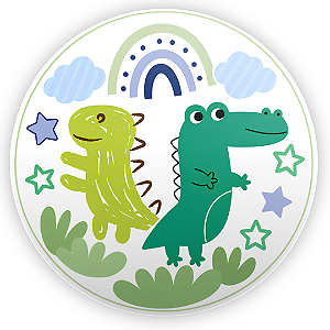 Capa Mini Painel Sublimado - Dinossauro Baby