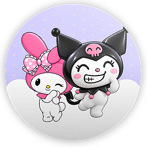 Capa Painel Redondo Sublimado - My Melody