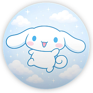 Capa Painel Redondo Sublimado - Cinnamoroll