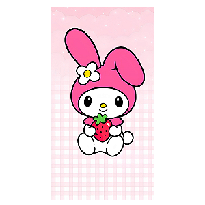 Capa Faixa Lateral Sublimado - My Melody