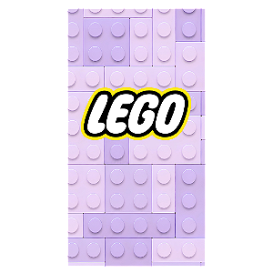 Capa Faixa Lateral Sublimado - Lego Rosa