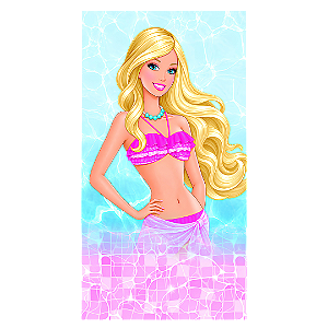 Capa Faixa Lateral Sublimado - Barbie