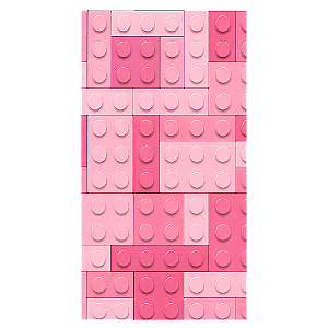 Capa Faixa Lateral Sublimado - Lego Rosa