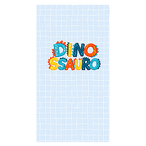 Capa Faixa Lateral Sublimado - Dinossauro Baby