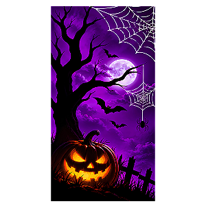 Capa Faixa Lateral Sublimado - Halloween