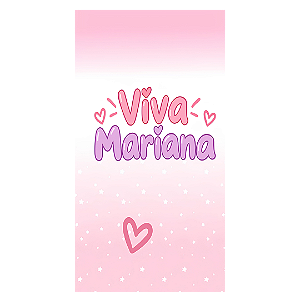 Capa Faixa Lateral Sublimado - Viva Mariana
