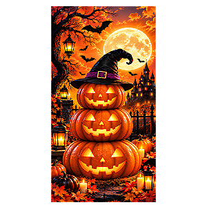 Capa Faixa Lateral Sublimado - Halloween