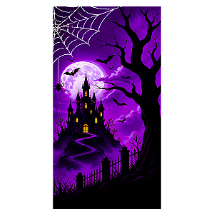 Capa Faixa Lateral Sublimado - Halloween