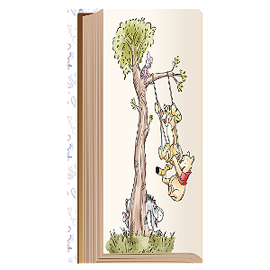Capa Faixa Lateral Sublimado - Livro Ursinho Pooh