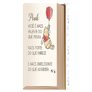 Capa Faixa Lateral Sublimado - Livro Ursinho Pooh