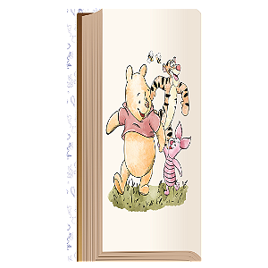 Capa Faixa Lateral Sublimado - Livro Ursinho Pooh
