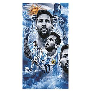 Capa Faixa Lateral Sublimado - Messi